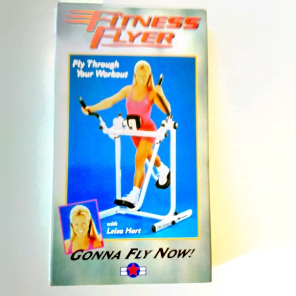 FITNESS FLYER WITH LEISA HART VHS - Picture 1 of 1
